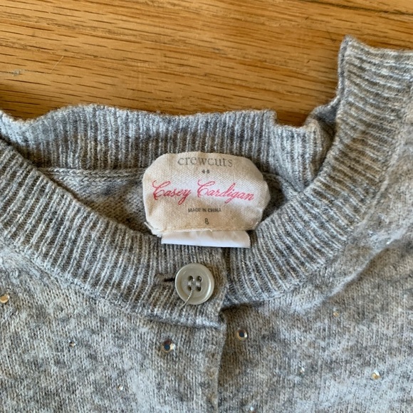 Crew cuts sparkles Casey wool cardigan - Picture 1 of 4